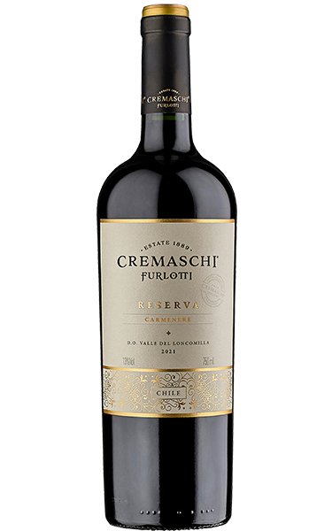 Cremaschi Furlotti Carmenere bottle — Chile