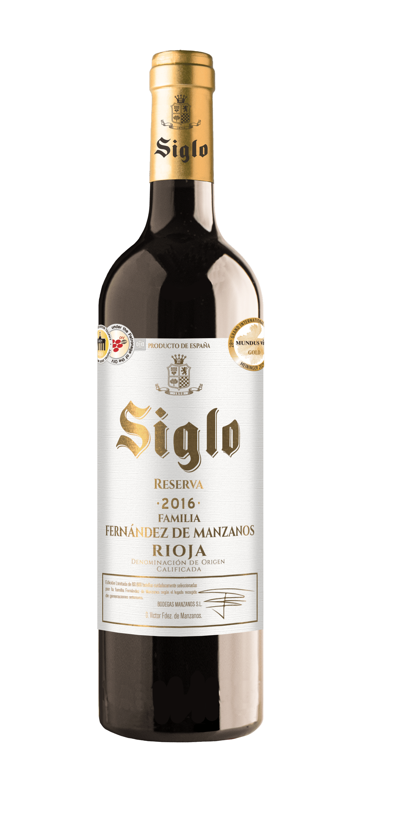 Siglo Reserva bottle — DOCa Rioja